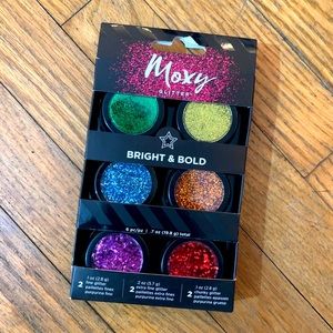 Moxy Bright Glitter Palette Face Rave Glitters